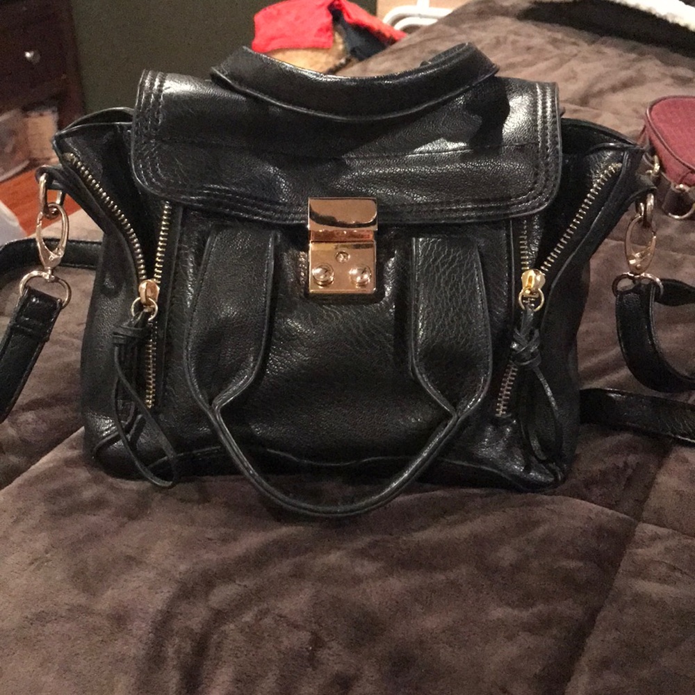 Black satchel